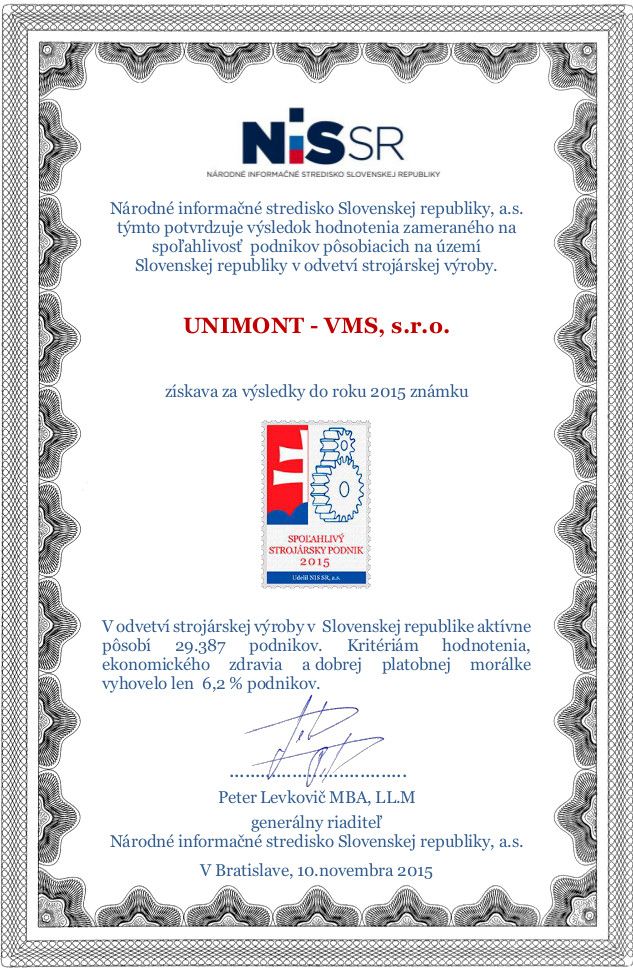 znamka spolahlivy strojarsky podnik