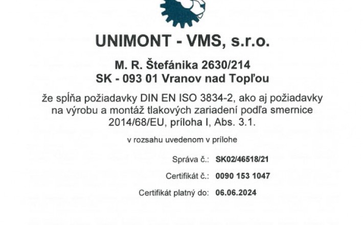 Certifikácia